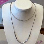 Colar Longo Luxo Silver