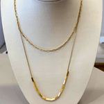 Colar Longo Luxo Gold