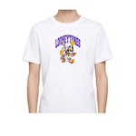 CAMISETA ALGODÃO BLUSA FEMININA E MASCULINA LONNEY BRANCA JOSTY