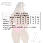 Biquini Premium plus Size Aro Único e Calcinha Fio Duplo Santorini Barbie 0107.71