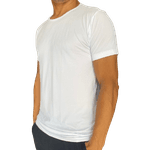 Camiseta Slim Esportiva Dry Fit Branca