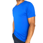 Camiseta Slim Esportiva Dry Fit Azul