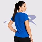 Baby Look Sport Poliamida Azul