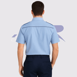 Camisa Manga Curta Com Dois Bolsos - 3076