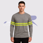 Camiseta Manga Longa Faixa Refletiva 