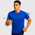 Camiseta Esportiva Poliamida Azul