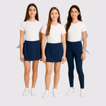 Kit 2 Shorts Saia Tactel e 1 Calça Legging