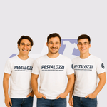 Kit 3 Camisetas Manga Curta Colegial Pestalozzi