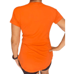 Camiseta Baby Look Poliamida Laranja