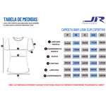 Camiseta Baby Look Slim Esportiva Dry Fit Luminum