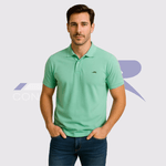 Polo Bordada Verde Bebê