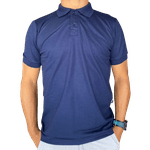 Polo Masculina em Piquet P.V Marinho