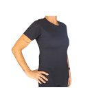 Camiseta Baby Look Slim Esportiva Dry Fit Preto