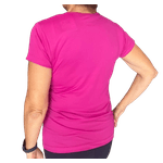 Camiseta Baby Look Slim Esportiva Dry Fit Rouge