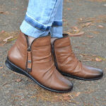 BOTA FEMININA SOFT Ref.: 0703 CARAMELO