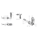 Grampo de Aperto Rápido Torpedo KIFIX KF009 150Kgf