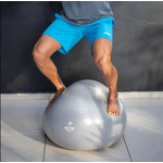 Bola Suiça Pilates Yoga Ginastica 75 Cm + Dvd Grátis 