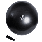 Bola Suiça Pilates Yoga Ginastica 65 Cm + Dvd Grátis