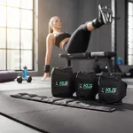 Par Caneleira 2kg para Exercício e Musculação – KL Master Fitness