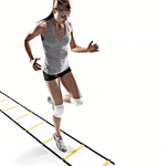 Escada de Treino Funcional 3 Unidades e DVD - Amarelo