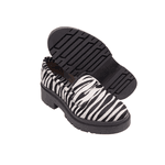 Mocassim Feminino Zebra Couro Legitimo 