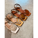 Rasteira Luma Caramelo