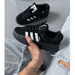 Tênis Adidas Campus X Bad Bunny Preto com Listra Branco 