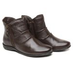 Bota Feminina FG em Couro Serena Café - Elegância e Versatilidade