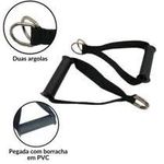 Puxador De Mão Crossover Fitness Musculacao - 2 Argolas Resistente