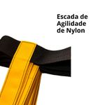 Escada De Agilidade Nylon 10 Degraus Fitness Condicionamento