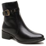 Bota Feminina Montaria Olivia Preto – Couro Legítimo e Conforto