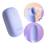 Vibrador Bullet e sugador com controle de formato de box - 12 modos de vibração