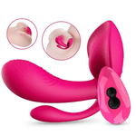 Vibrador Ponto G e Plug Anal Dibe - Recarregável 7 modos de vibração 