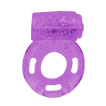 Anel Peniano Butterfly com Vibrador e Silicone Flexível - Transparente