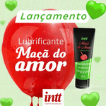 Lubrificante gel Lubrificante Beijável Intt 50ml - Maçã Do Amor