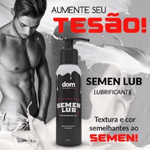 Cosmético lubrificante a Base de Água - Hibrido Sêmen Lub imita sêmen 100g
