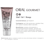 Cosmético gel para sexo oral - Oral Gourmet Beijável esquenta Doce De Leite Pessini 45g