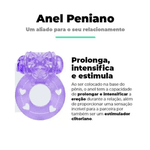 Vibrador bullet com fio e anel peniano kit