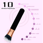 Vibrador bullet pincel recarregável anel peniano lubrificante D4 e excitante sabor menta ppk louca