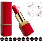 Vibrador bullet batom recarregável anel peniano lubrificante D4 excitante sabor menta