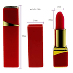 Vibrador bullet batom recarregável anel peniano lubrificante D4 excitante sabor menta