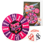 Brincadeira jogo erótico de Dado Sexy Spinner Com Disco