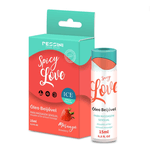 Cosmético gel para sexo oral spicy Love Ice Morango Pessini 15g