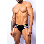 Jockstrap Estampa Lateral PRETA/BRANCA