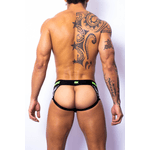 Jockstrap Estampa Lateral PRETA/BRANCA