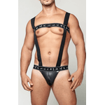 Body Harness Preto Elastico Kamasutra