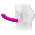 Vibrador Casal StrapLess Angelo - Recarregável 30 Modos de Vibração 