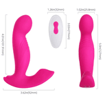 Promoção Vibrador Ponto G Crave Com Cabeça Rotativa Recarregável 9 modos de vibração 