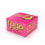 Cosmético vela beijável para Massagem Fogo Da Paixão Chiclete