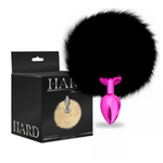 Prazer anal plug anal Pompom Preto Fosco - Tamanho P